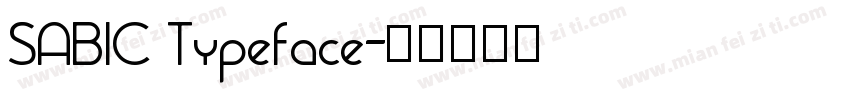 SABIC Typeface字体转换
